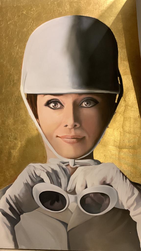 Audrey Hepburn painting