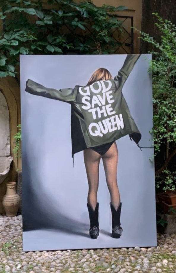 Kate Moss "God save the Queen"